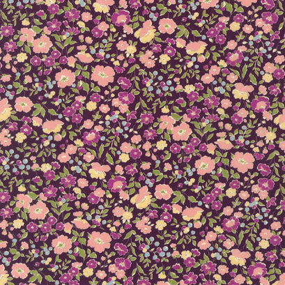 Sevenberry: Petite Garden - Purple Yardage