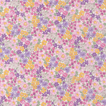 Sevenberry: Petite Garden - Flowers Purple Yardage