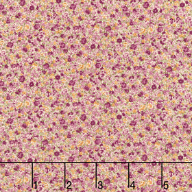 Sevenberry: Petite Garden Lawn - Packed Floral Lilac Yardage