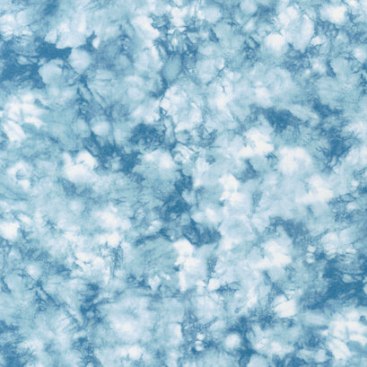 Shibori Blues - Crushed Ice Blue Yardage