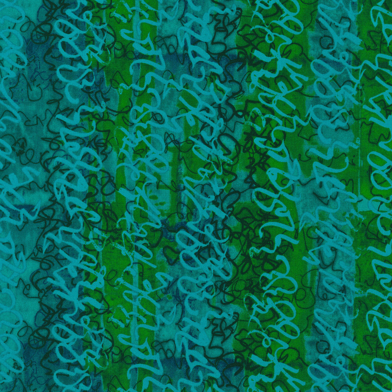 Storyboard - Squiggles Teal Yardage