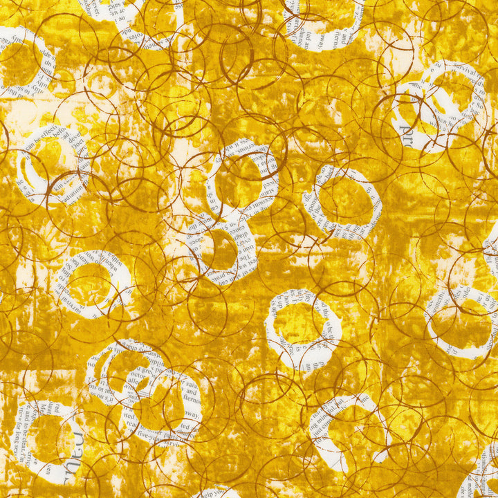 Storyboard - Circles Honey Yardage