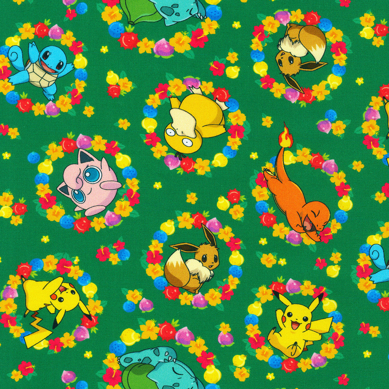 Sunny Days Pokemon - Characters Green Yardage