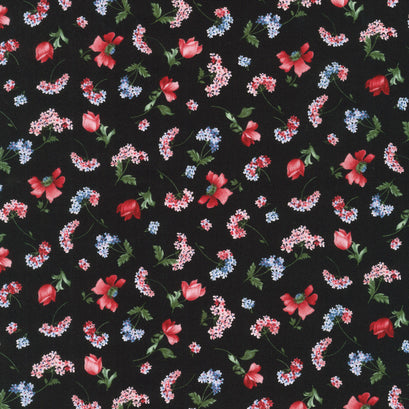 Softly - Black Yardage