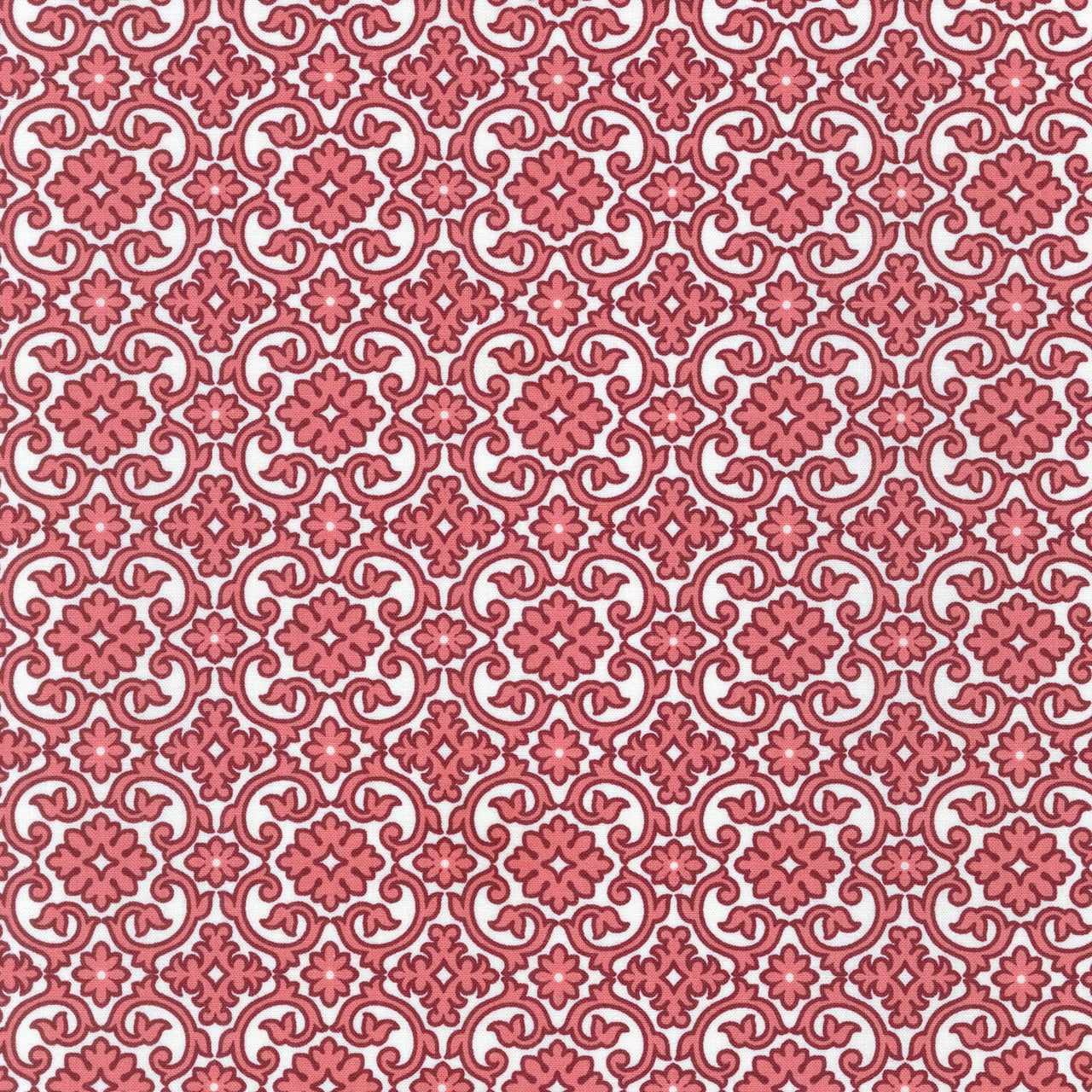 Softly - Damask Red Yardage