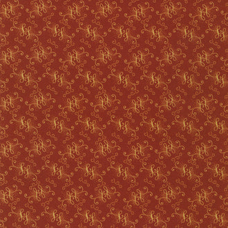 Stone Bridge - Swirls Red Yardage