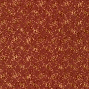 Stone Bridge - Swirls Red Yardage
