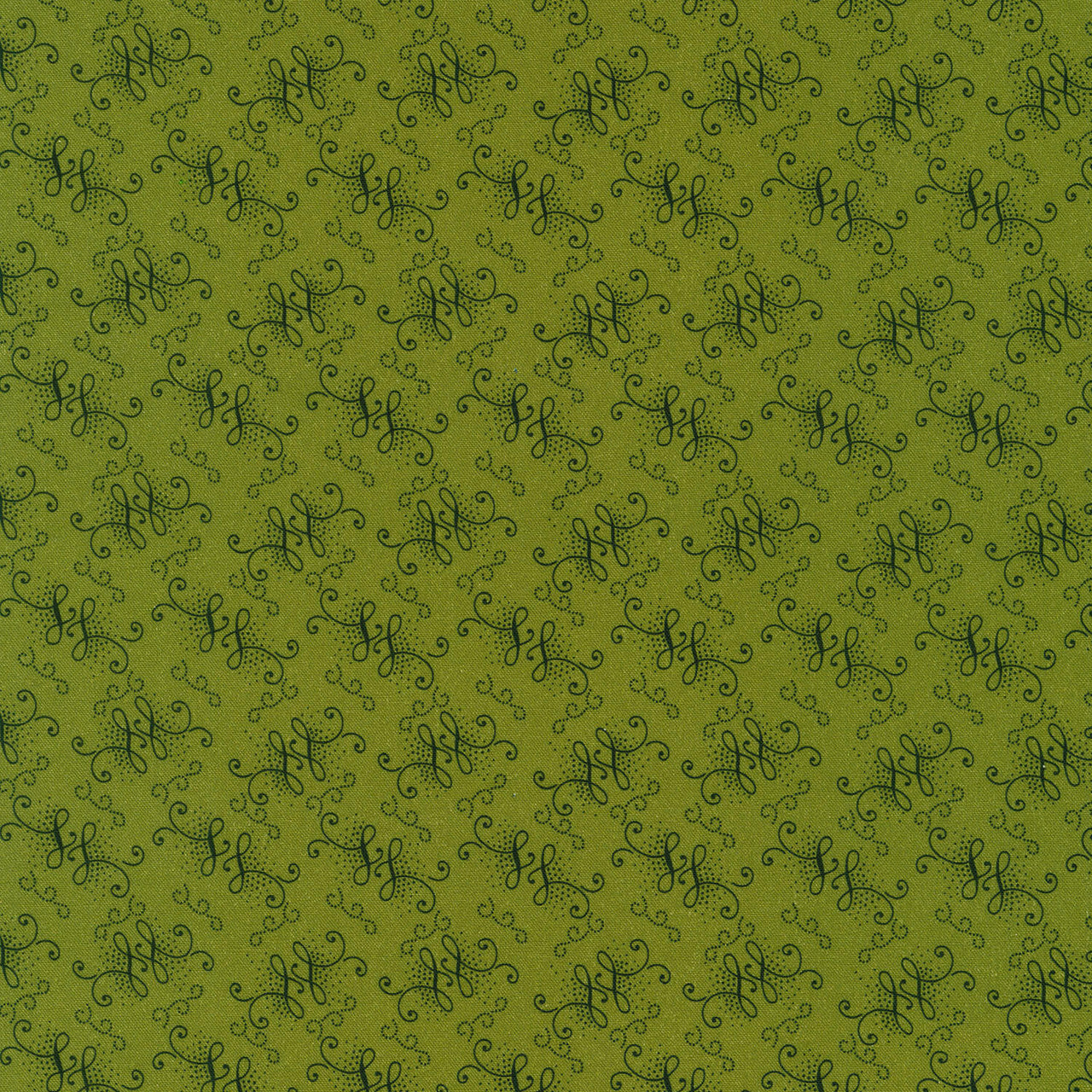 Stone Bridge - Swirls Green Yardage