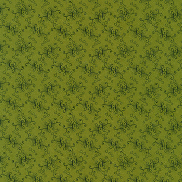 Stone Bridge - Swirls Green Yardage