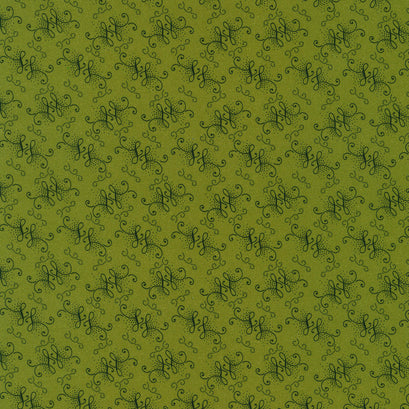 Stone Bridge - Swirls Green Yardage