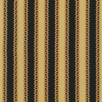 Stone Bridge - Stripe Black Yardage
