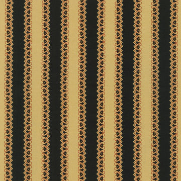Stone Bridge - Stripe Black Yardage