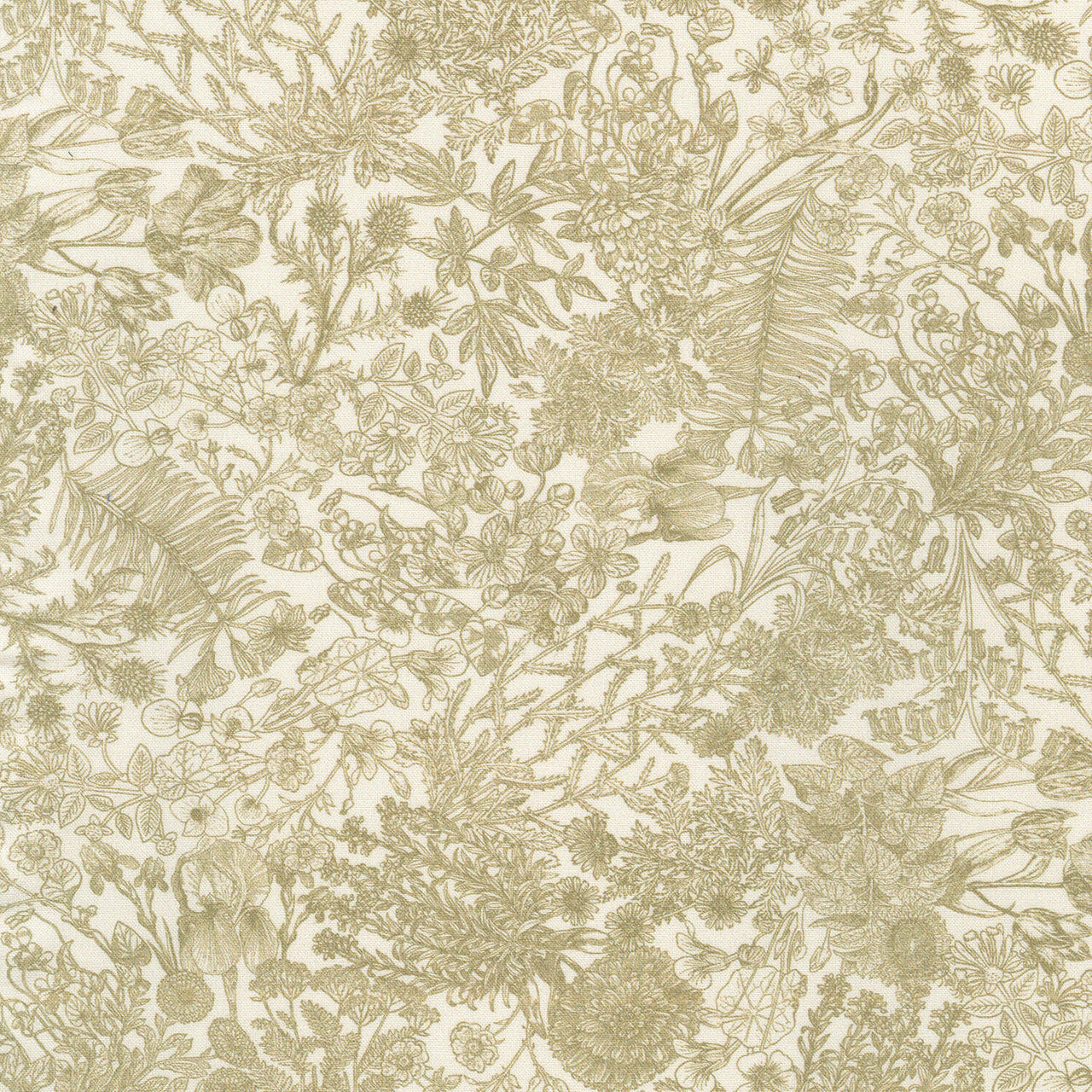Seeds To Sew - Botanical Natural Yardage
