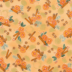 Sweet Pumpkin Spice - Cinnamon Sticks Pumpkin Yardage