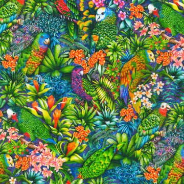 Tropical Canyon - Parrots Jungle Yardage