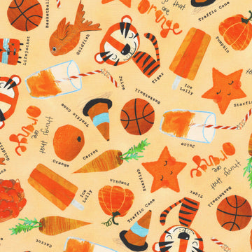 Things That Are Colors - Orange Yardage