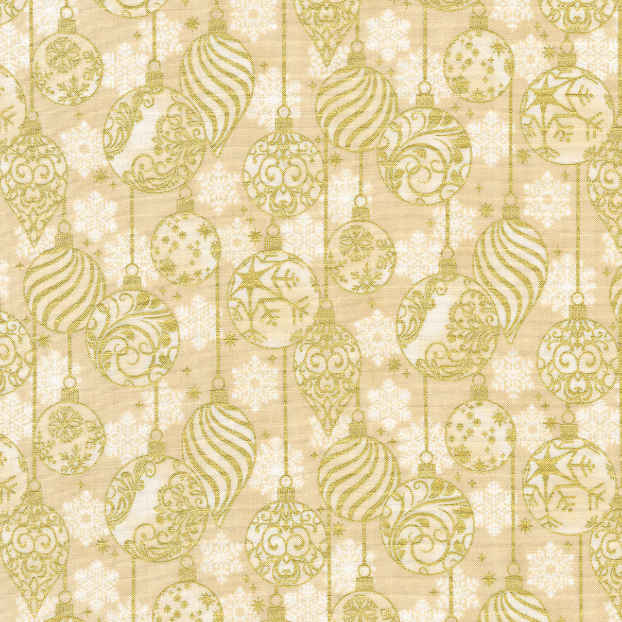 Traditional Trimmings - Cream Metallic Yardage