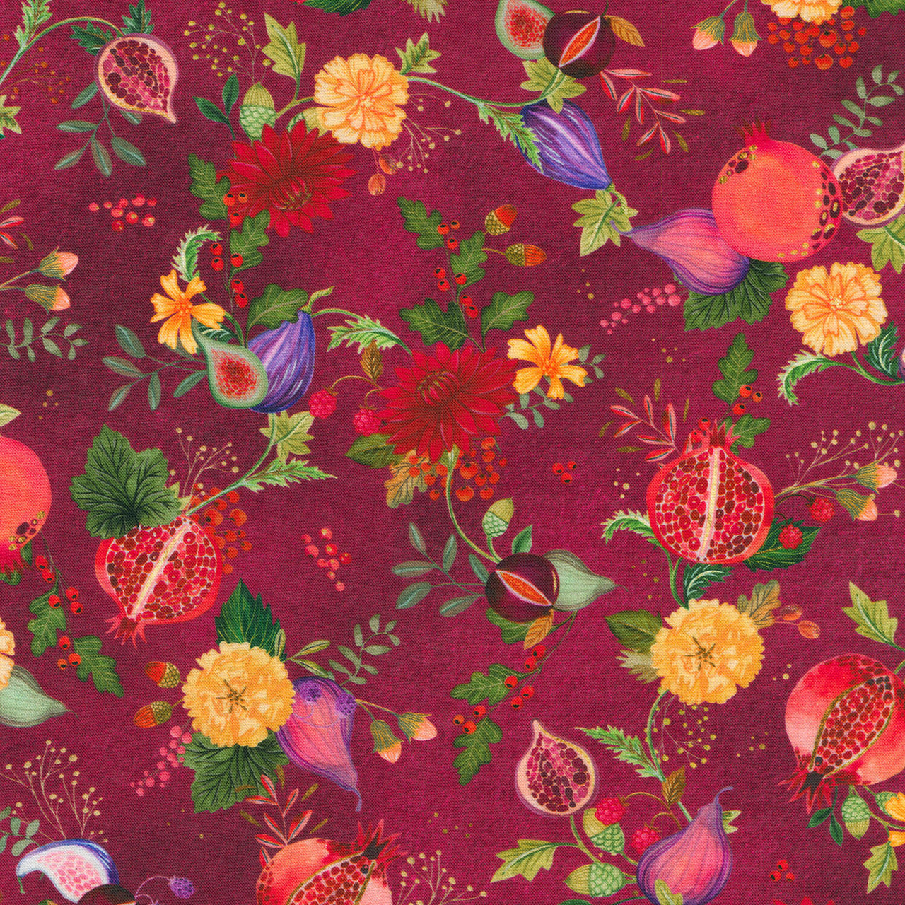 Thankful - Cranberry Yardage