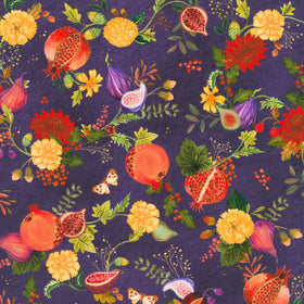 Thankful - Aubergine Yardage