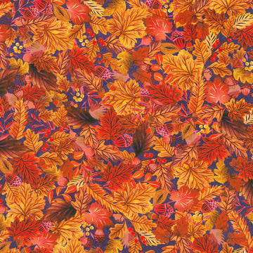 Thankful - Aubergine Yardage