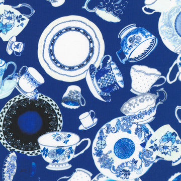 Teahouse - Dishes Delft Yardage