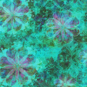 Venice - Turquoise Yardage