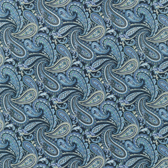 Vintage Mini Fleur - Navy Yardage