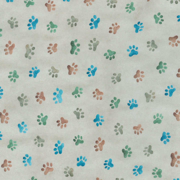 Whiskers & Tails Digital Prt. - Cocoa Yardage