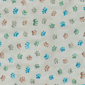 Whiskers & Tails Digital Prt. - Cocoa Yardage