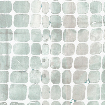 Weather Report Wide Sateen - Tiles Fog 108" Wide Backing