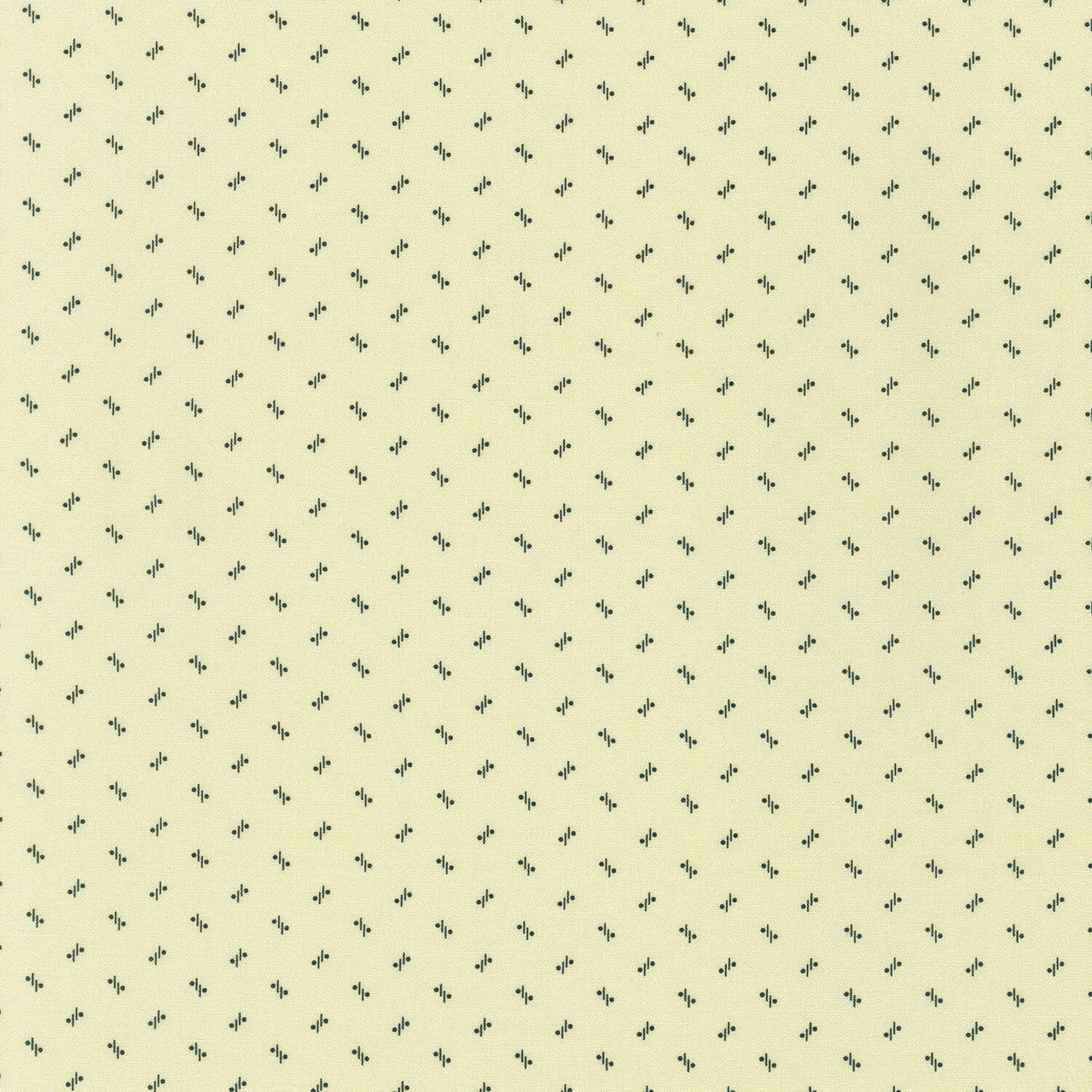 Wild Oats & Honey - Dots and Lines Straw Yardage