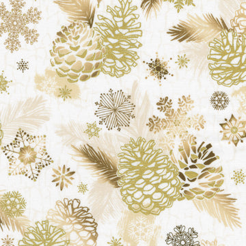 Winterstone - Natural Metallic Yardage