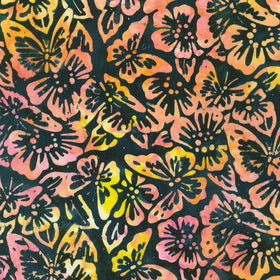 Artisan Batiks Butterfly Habitat - Butterflies Sorbet Yardage