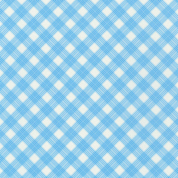 Daisy's Bluework - Plaid Yardage