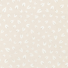 Gentle Night Flannel - Leaves Taupe Yardage