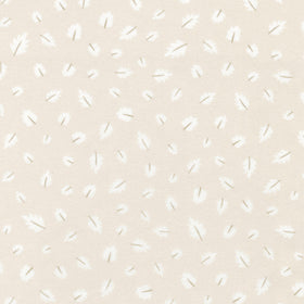 Gentle Night Flannel - Leaves Taupe Yardage