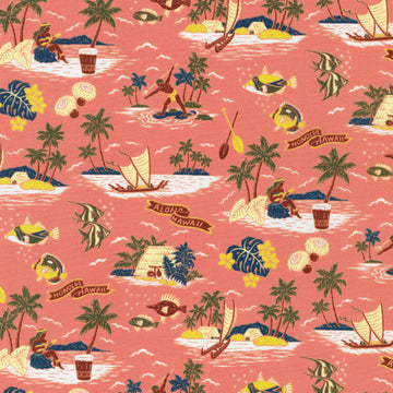 Island Paradise - Hawaiian Style Salmon Yardage