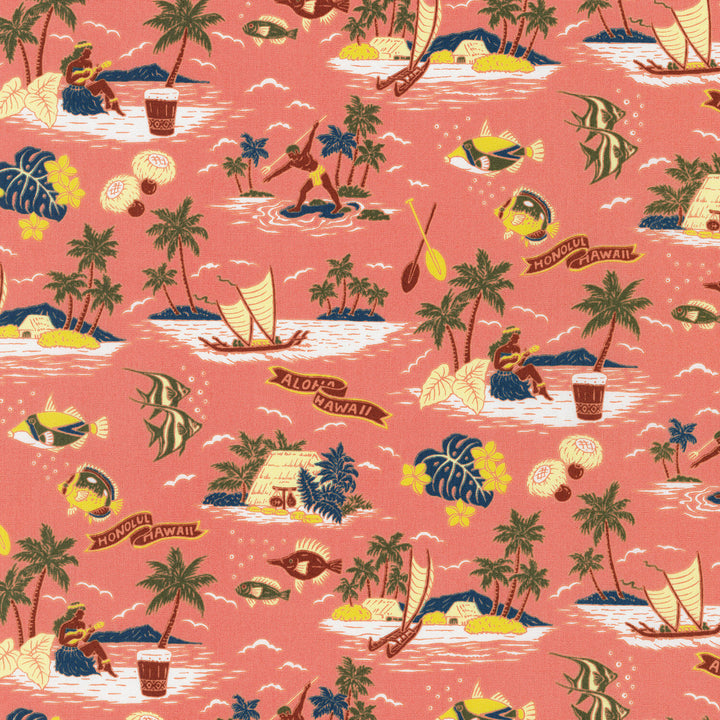 Island Paradise - Hawaiian Style Salmon Yardage