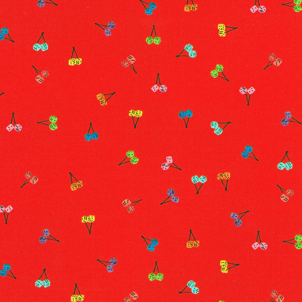 Mini Road Trip - Dice Cherry Yardage