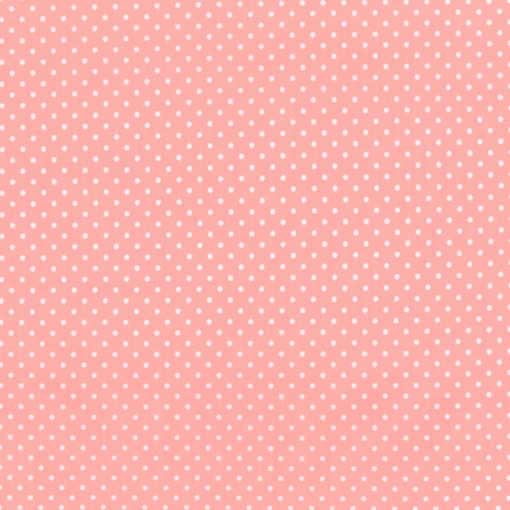 Sevenberry: Petite Basics - Dots Pink Yardage