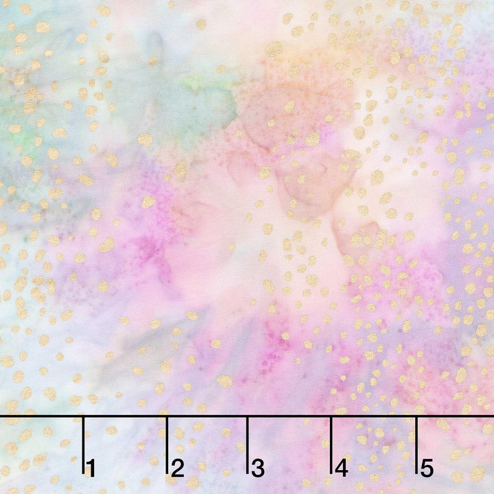 Winter Theme Batiks - Marble Metallic Yardage