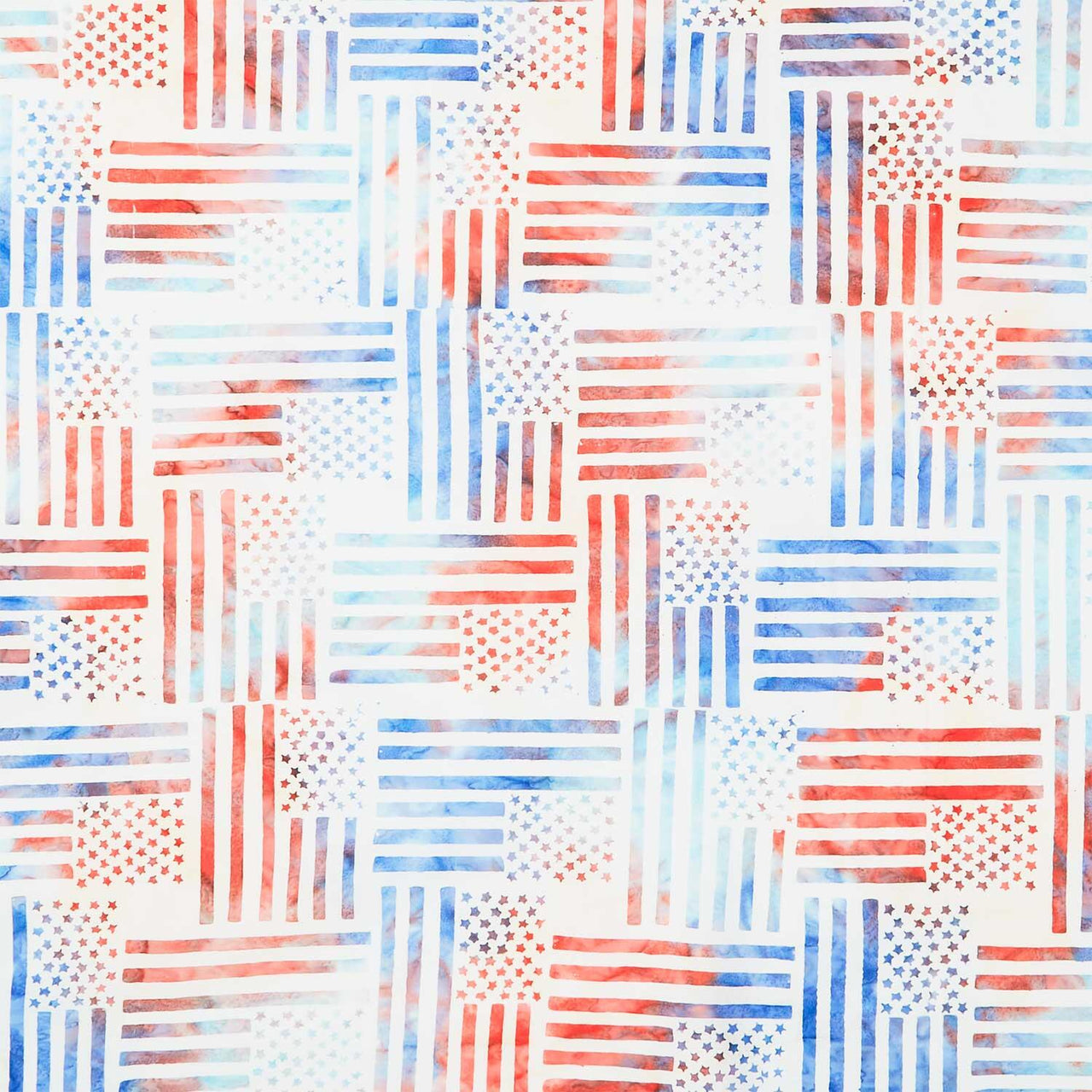 Artisan Batiks - Star Spangled Dots White Yardage