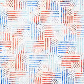 Artisan Batiks - Star Spangled Dots White Yardage