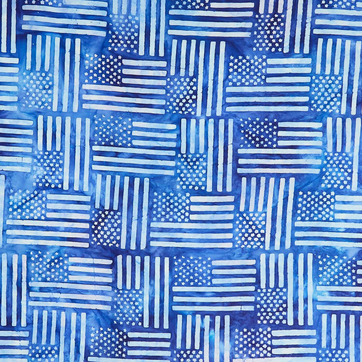 Artisan Batiks - Star Spangled Dots Blue Yardage