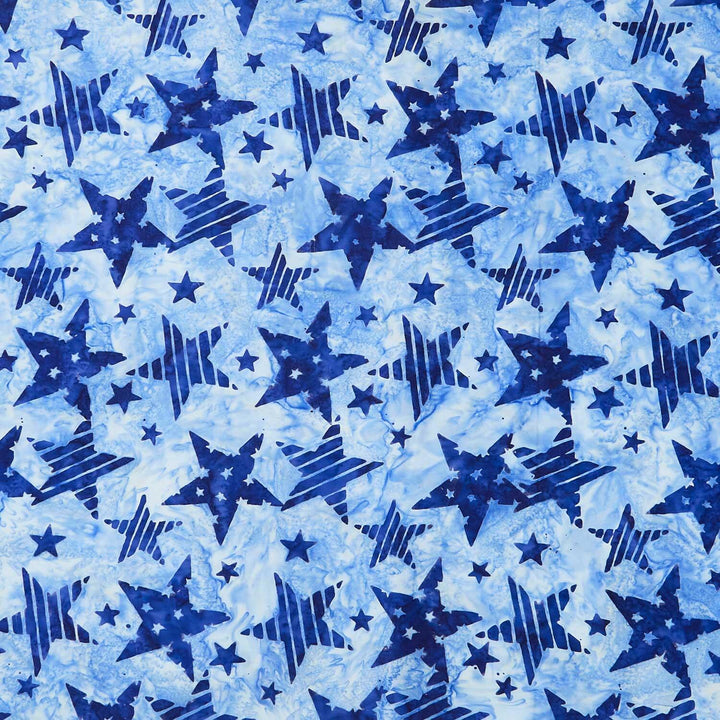 Artisan Batiks - Star Spangled Stars Starry Night Yardage