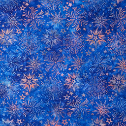 Artisan Batiks - Star Spangled Fireworks, Stars Americana Yardage