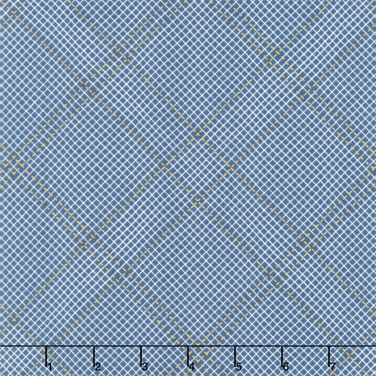 Collection CF - Navy Metallic Yardage