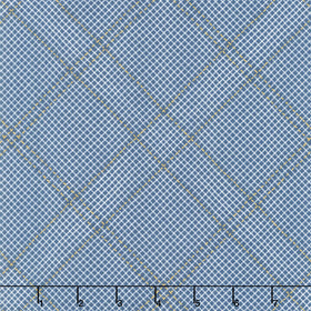 Collection CF - Navy Metallic Yardage