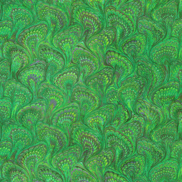 Library of Rarities - Feathers Emerald Yardage