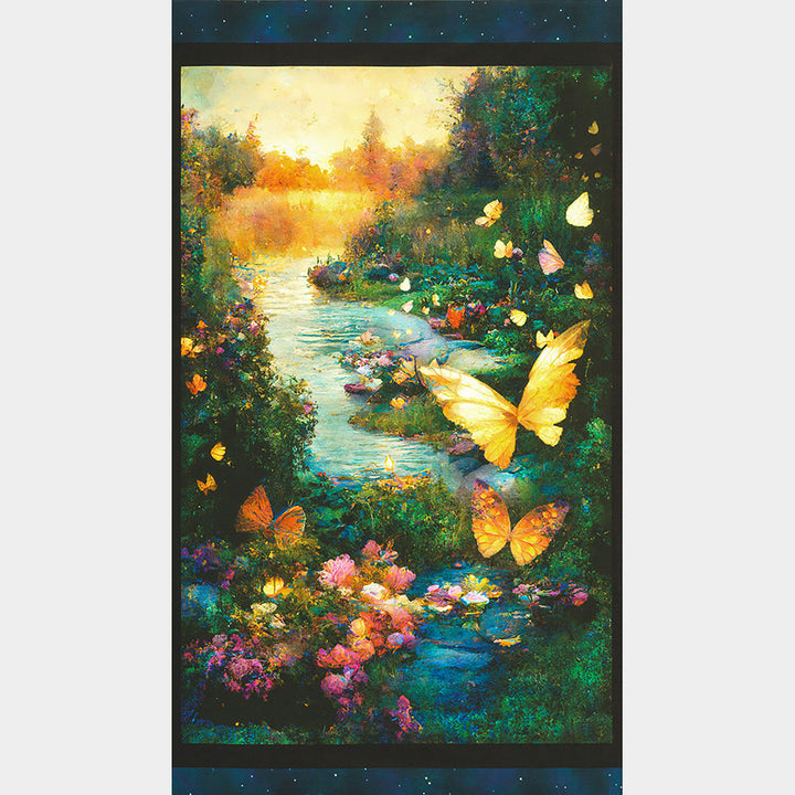 Night Fable - Butterfly Garden Multi Panel